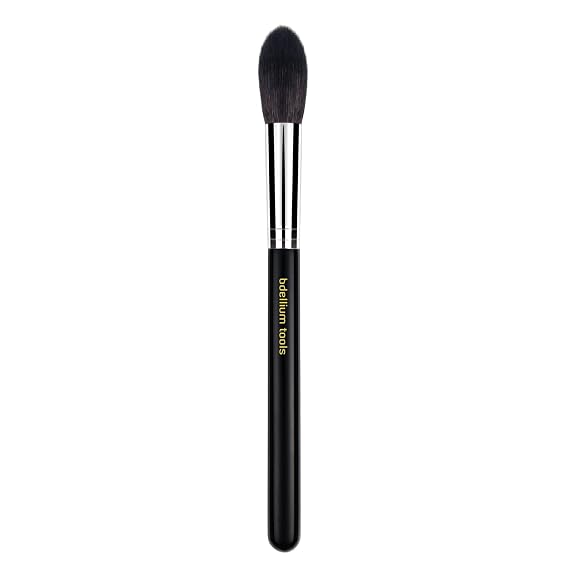 Bdellium Tools Professional Makeup Brush - Maestro Series 944 Tapered Contour - With Mix of Soft Synthetic & Natural Fibers, For Adding Dimension (Black, 1pc)