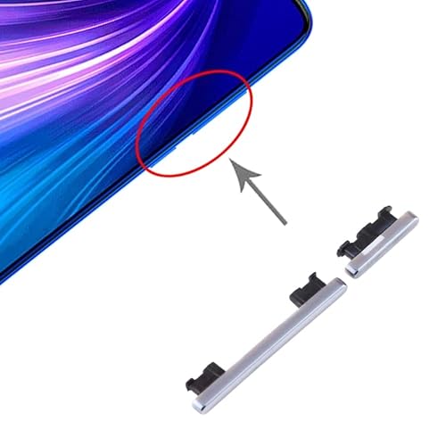 Huangyuchao Telephone Accessories Power Button and Volume Control Button for Xiaomi Redmi Note 8 Pro Cell Phone Replacement