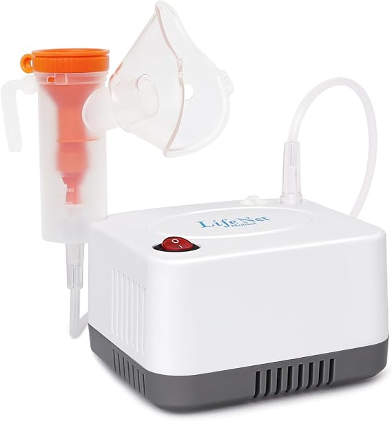Life Net Medikal Kompresörlü Nebulizatör Cihazı Buhar Makinası WNE211