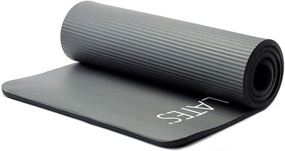 STOTT Pilates Deluxe Pilates Mat (Graphite) 0.6 inch / 15 mm