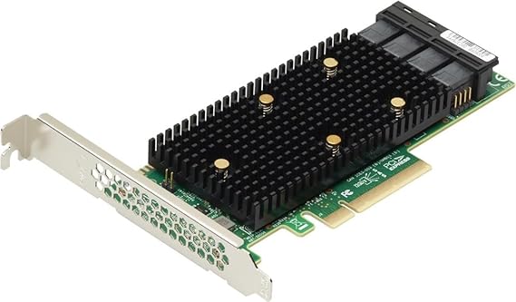 Broadcom HBA 9400-16i - Storage Controller - 16 Channel - SATA 6Gb/s/SAS 12Gb/s Low Profile - 1.2 GBps - PCIe 3.1 x8 (05-50008-00)