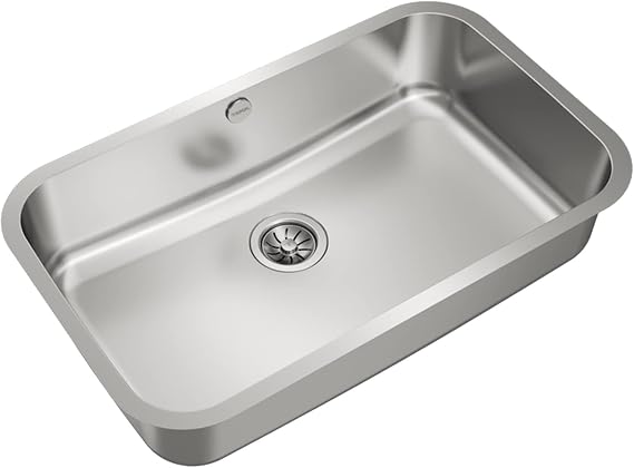 Franke 10125121 BE 740/430 CN Kitchen Sink with a Single Bowl from Teka, Grey [Energy Class D]