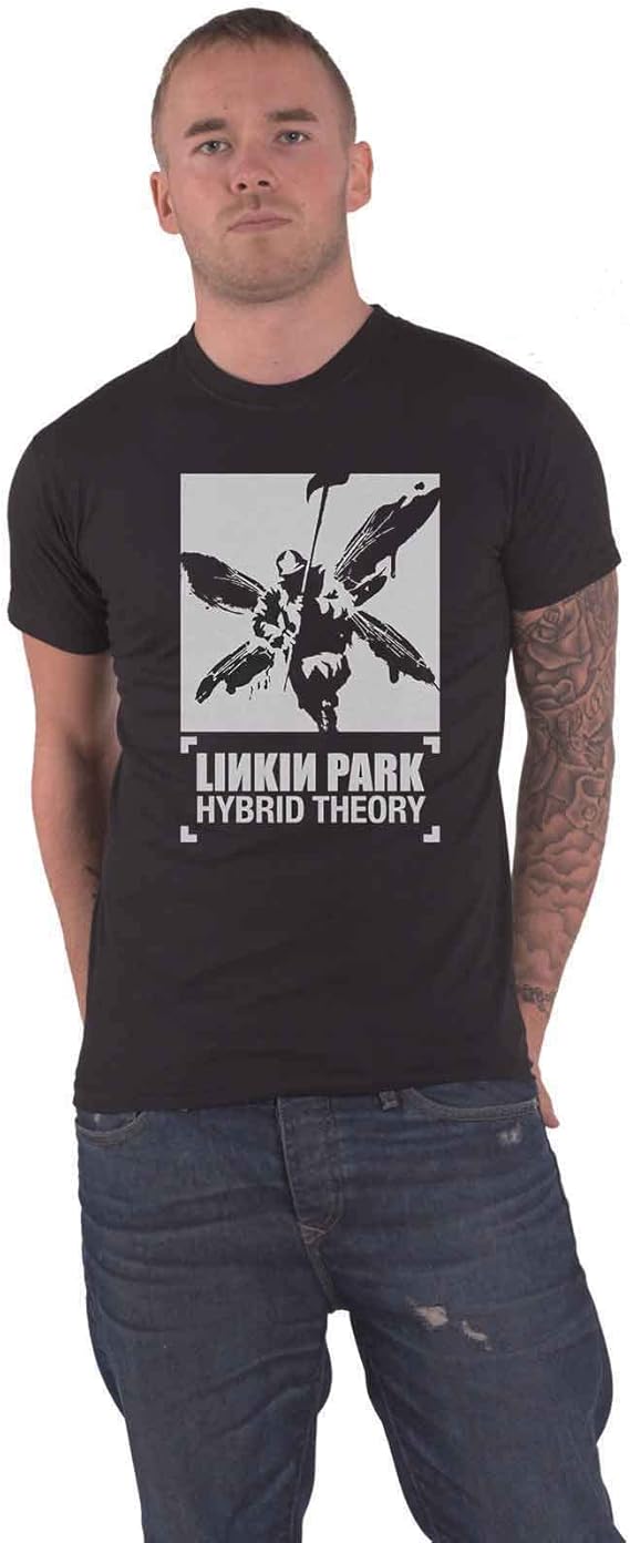 Linkin Park T Shirt Soldier Hybrid Theory Band Logo Official Mens Black Size XX-Large