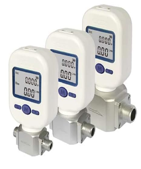 Portable Digital Gas Flow Meter Tester, Gas Mass Air Nitrogen Oxygen Flow Rate Meter (MF5706(0-20L/min))