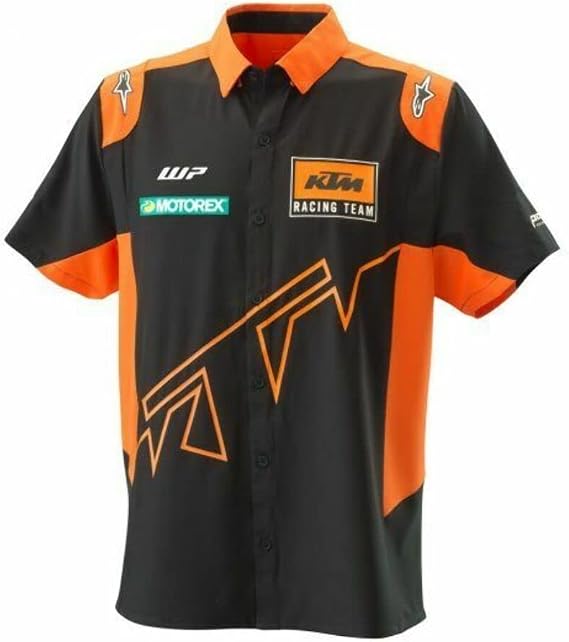 KTM Team Shirt (X-Large) Black/Orange