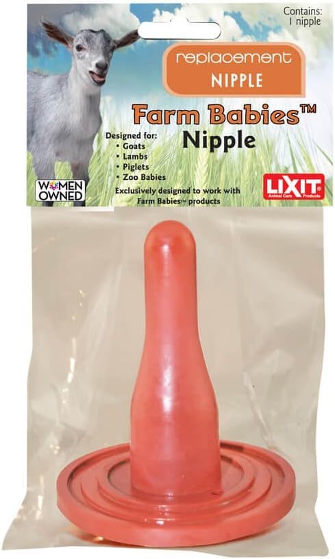 Lixit Farm Baby Replacement Nipples (1 Quart Single)