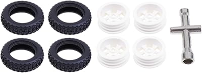 Tsolay K989-49 K989-53 Wheel Rim Hub with Tire for Wltoys K969 K979 K989 K999 P929 P939 128 RC Buggy Car Spare Parts Modification Accessories