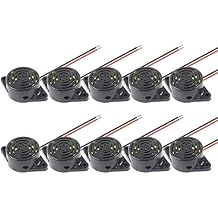 10PCS SFM-27 DC 3-24V Alarm Siren Electronic Piezo Active Buzzer, 95dB High Decibel Continuous Beep Speaker for Arduino
