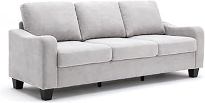 easyday 82 Inch, Comfy Sofa Couch with Extra Deep Seats, Modern Sofa- 3 Seater Sofa Couch for Living Room Apartment Lounge, Grey