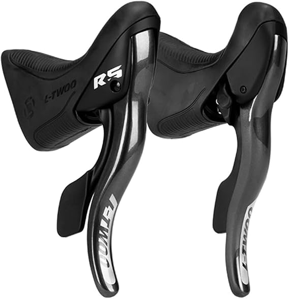 Road Bike Shift Lever for L-Twoo, Road Bicycle Shifters, R2/R3/R5/R7 2 * 7/8/9 Speed Road Bike Shifters Lever, Bike Gear Grip Shift Levers Bicycle Cycle Speed Control Handlebar
