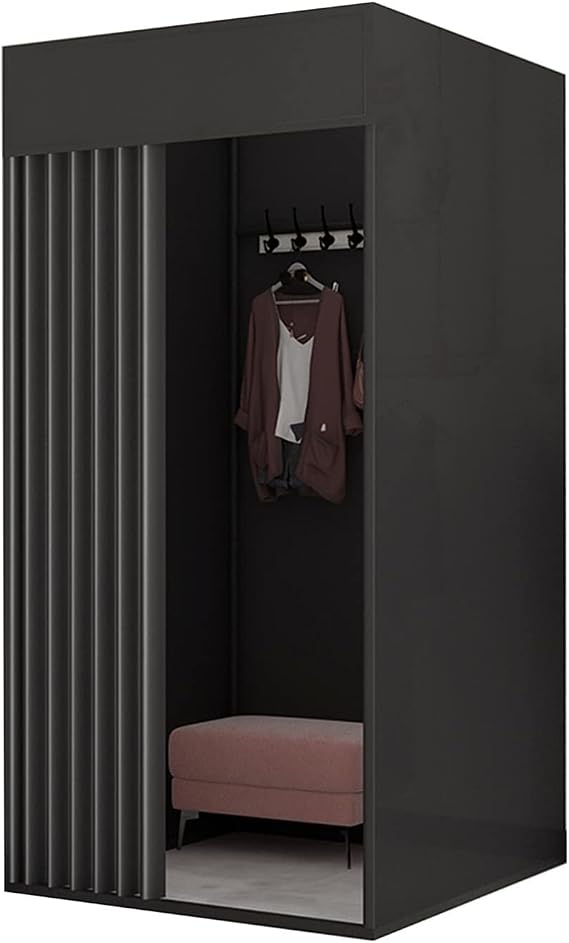 XUEHONG001 Clothing Store Fitting Room, Simple Mobile Locker Room, Portable Removable Blackout Curtain Kit, Outdoor Camping Clothing Stall Mall Protection Privacy Changing Room