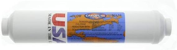 Omnipure SCL10-B Scale Inline Water Filter, White