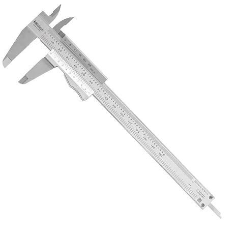 Mitutoyo MIT531-128 High Accuracy Vernier Caliper with Thumb Grip, 0mm-150mm/0"-6" Range | .001 in / 0,02 mm, thumb clamp, inch/metric, vernier scale