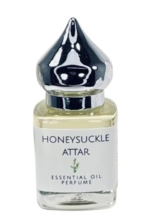 Honeysuckle Attar All Natural Essential Oil Perfume~8 ml~ All Natural, No Synthetics! Alcohol Free~Cruelty Free~Phthalate Free~ Gluten Fee