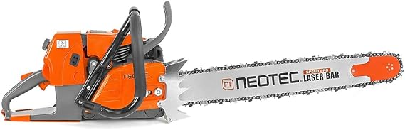 NEO-TEC NS892 92cc Gas Chainsaw with 24 inch Bar and Chain,2-Cycle Gasoline Power 5.2KW 7HP Chain Saws for Big Wood Cutting,All Parts Fit for MS660 G660