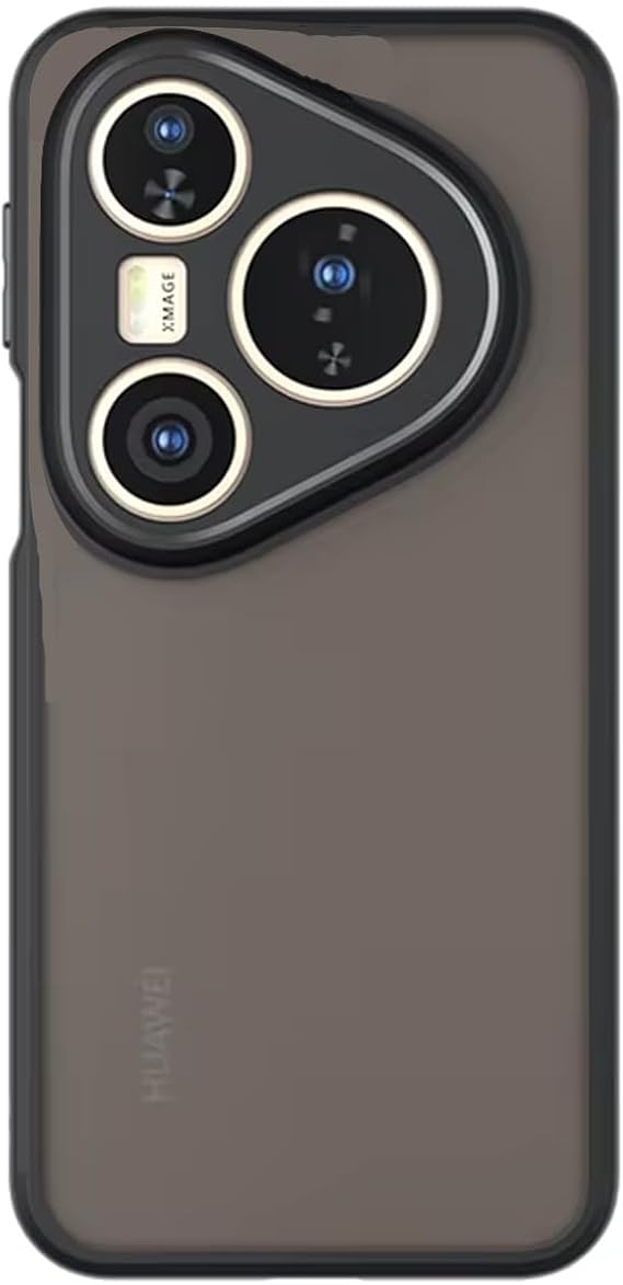 Microcase Huawei Pura 80 Pro/Huawei Pura 80 Pro Plus Luna Serisi KÃ¶Åe KorumalÄ± Sert Rubber KÄ±lÄ±f - AL3422 Siyah