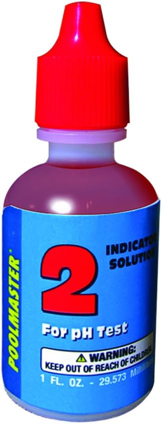 Poolmaster 23262 Phenol Red Indicator Solution for pH Test, No.2, 1-Ounce