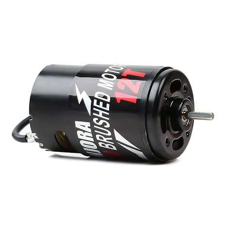INJORA 550 3-Slot Waterproof Brushed Motor for 1/10 RC Car (12T)