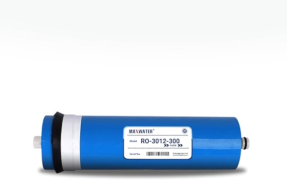Reverse Osmosis Commercial RO Membrane 300 GPD compatible with Commercial Reverse Osmosis Systems consistent performance + less fouling - 11.75" x 2.8"