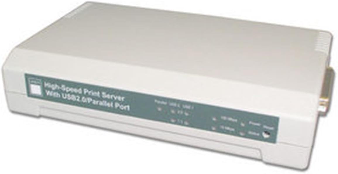 Print Server 10100Base-TX 2 USB 2.0 with 1 Parallel