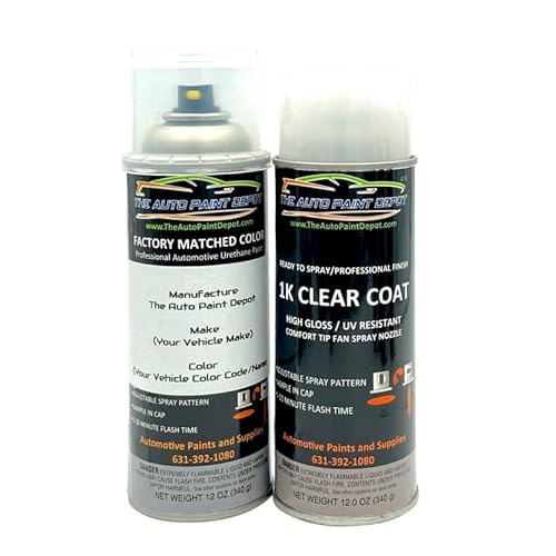 Auto Paint Depot Touch Up Paint for Honda Civic,Element-Magnesium Metallic NH-675M All Years, All Models Aerosol Spray with Clear Coat