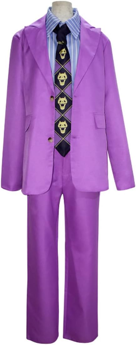 Weixu Cosplay Costume Purple Uniform Suit Halloween Role Play Party Outfits