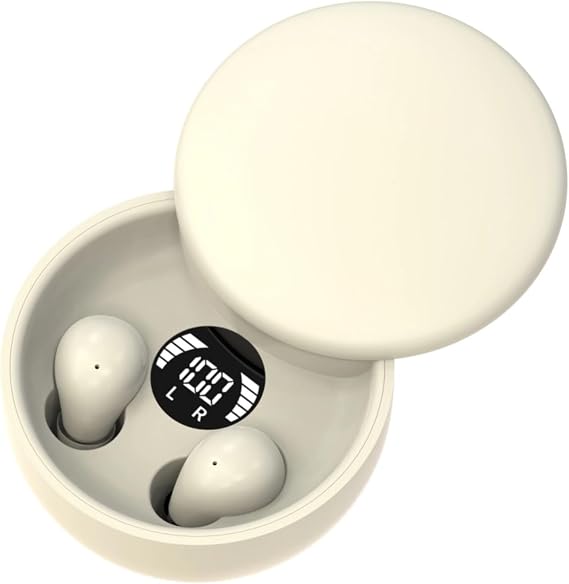 Mini Earbuds - Invisible Mini Wireless Bluetooth Ear Buds for Women with Small Ear Canals, Side Sleeping Available, Bluetooth 5.4, 24-Hour Bttery Life