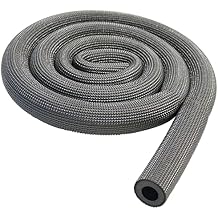 Insulation Hose Rubber Foam Hose 6 feet Long for Water Pipes, air Conditioning ducts, Fitness Grip Support (Black) (25 x 10mm)