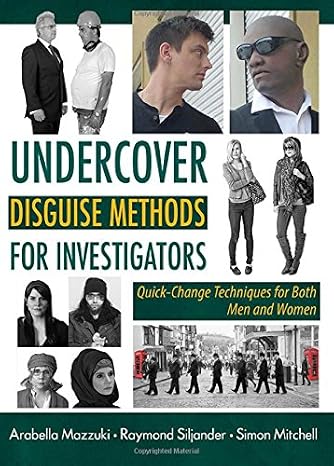 Undercover Disguise Methods for Investigators: Quick-change Techniques for Both Men and Women