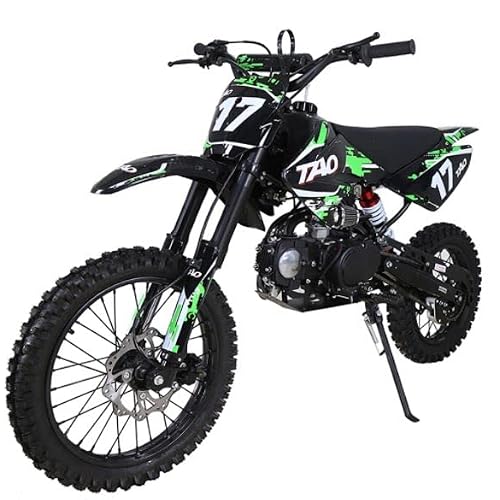 HHH TAOTAO DB 17 Adult Youth Kids 125cc Dirtbike Gas Dirt Bike Pit Bike Manual 4 Speed Green