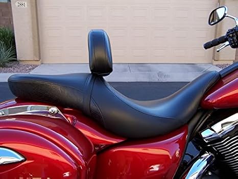 Grasshopper Limited Drivers Backrest for Kawasaki Vaquero, American Made, Quick Release, Easy Install, Non Studded