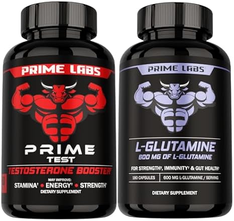 Prime Labs Prime Test + L Glutamine Capsules