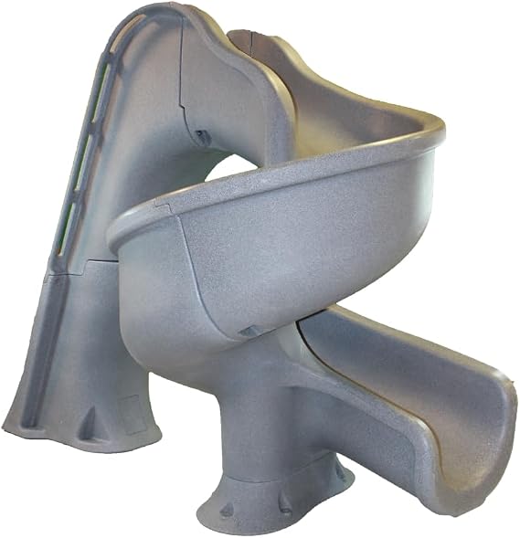 Global Pool Products Tsunami Inground Swimming Pool Water Slide Deck Mounted Sand GPPSTS-Sand