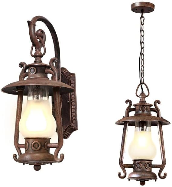 GZBtech Rustic Outdoor Light Fixtures for Porch & Patio