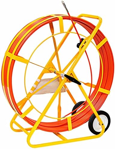 Jameson 11-38-600M Big Buddy Electrical Fish Tape Duct Rodder with 600 Feet of 1/2-inch Fiberglass Rod Marked Every 5 Feet