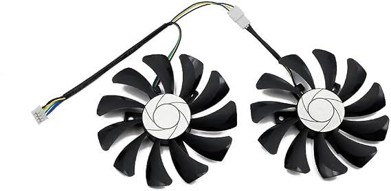 Graphics Card Video Card Fan HA9010H12F-Z 4Pin GPU Cooler Fan Compatible with GTX 1060 OC 6G GTX 960 P106-100 P106 GTX1060 GTX960 Graphics Card Fan