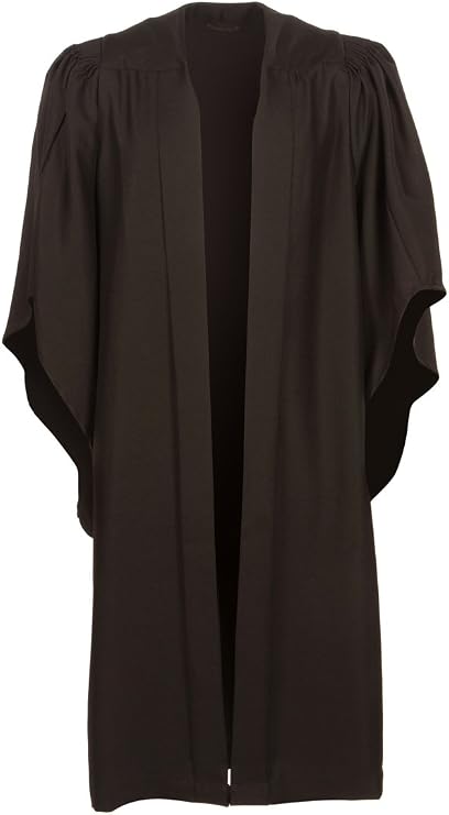 Graduation Attire Fluted Bachelor Gown (5'0" - 5'2") Black