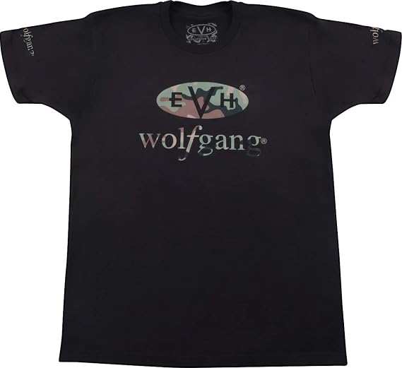 EVH Wolfgang T-Shirt - Black/CAMO (X-Large)