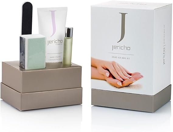 Jericho Dead Sea Minerals Nail Pampering Kit: File, Buffer, Hand Cream & Cuticle Oil