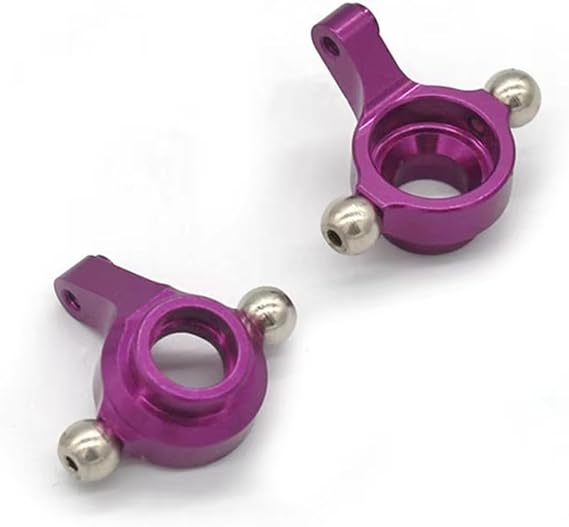 RC Cars Crawler Parts Compatible with SG1603 for SG1604 for SG1605 SG1606 UD1601 UD1602 UD1603 1/16 RC Car Upgrade Parts Accessories Metal Steering Block(Purple)