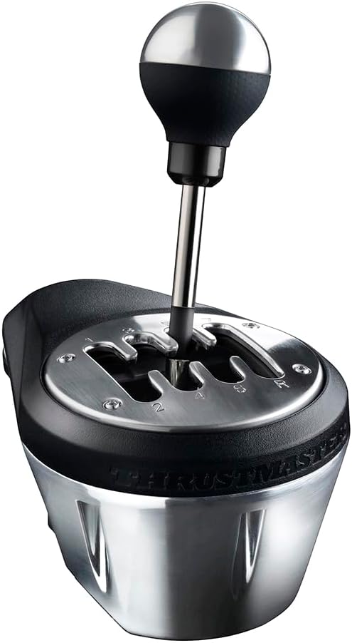 Thrustmaster TH8A Shifter Add-On Vites Değiştirici (PC, PS5, PS4, XBOX) | İki sürüş modu, 7+1 vites, tüm Thrustmaster direksiyonlarla uyumlu, %100 metal, Hall efekti, kolayca monte edilebilir