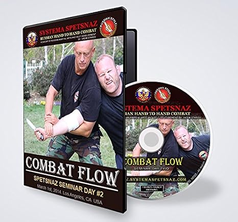 RUSSIAN MARTIAL ART DVD - COMBAT FLOW - 2 hours of Russian Systema Training Video by Russian Spetsnaz. Street Self-Defense Training Instructional Hand to Hand Combat DVD