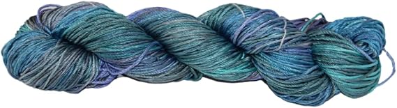 Knitsilk 3 Ply 100% Mulberry Silk Lace Weight Yarn | Perfect for Knitting & Crocheting and Weaving | Premium Quality Silk Yarn for Luxurious Creating Projects.(50Gm260Yards, Carnations) (Pack of 2)