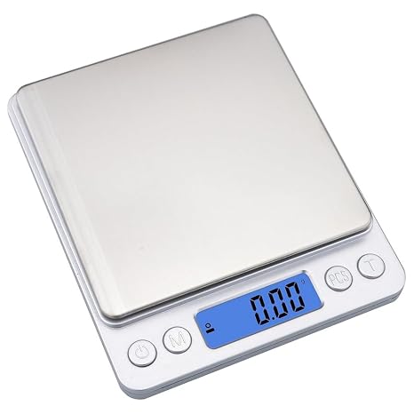 1-2000 Yüksek Hassasiyet 3000g/0,1g LED Ekran, 5 Birim Dönüştürme ve Otomatik Kapanma Özellikli Gıda Kuyumcu Terazisi