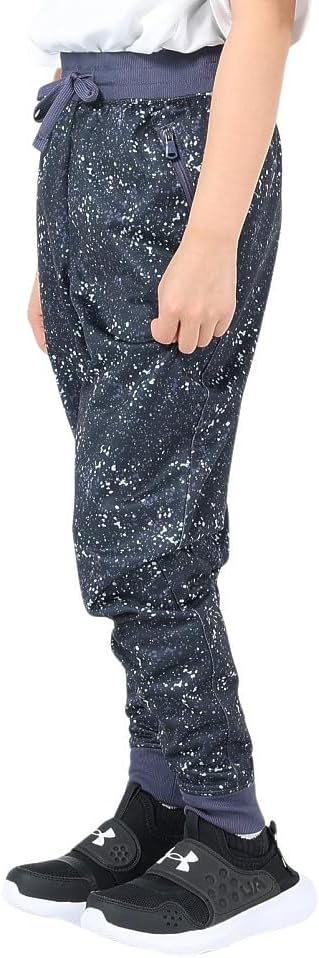 Under Armour Boys UA Printed Pennant Pants, Gray, Medium
