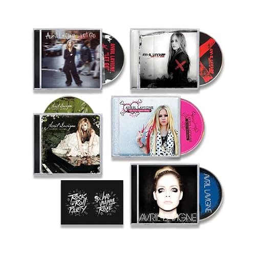 Avril Lavigne 2000's Discography Collection: Let Go / Under My Skin / The Best Damn Thing / Goodbye Lullaby / Avril Lavigne / + Including Bonus Art Card