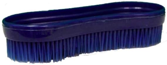 Intrepid International Magic Horse Brush, for Horse Grooming Kit w/Durable Plastic Bristles, Horse Brushes for Grooming, Removes Dirt, Sweat, Grime, Blue