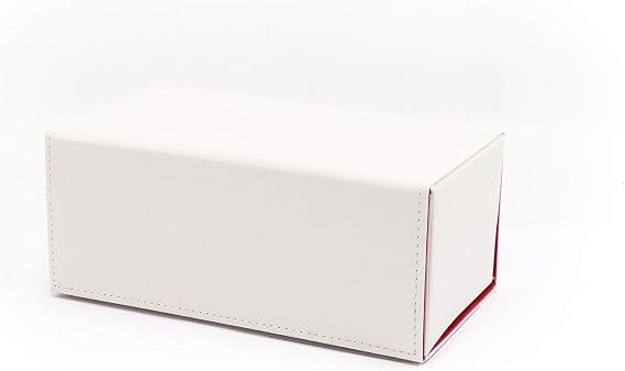 Dex Protection - Large Magnetic Flip Deck Box - Creation: Carte Blanche (White)