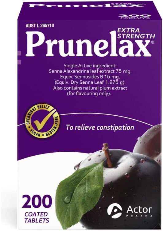 Prunelax 200 Tablets Exclusive Size