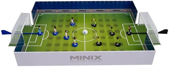 BANDAI, Minix Collectible Figurines, Real Madrid Football Game with 5 Players, Recreate The Best Moments of Football, Gift Idea for Kids and Adults, Football Fans (MN17386)